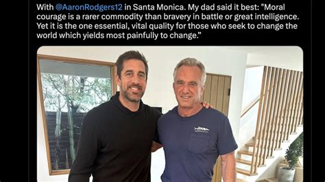 aaron rodgers and rfk jr relationship
